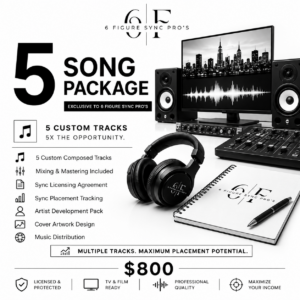 Sync Licensing Bronze Pack